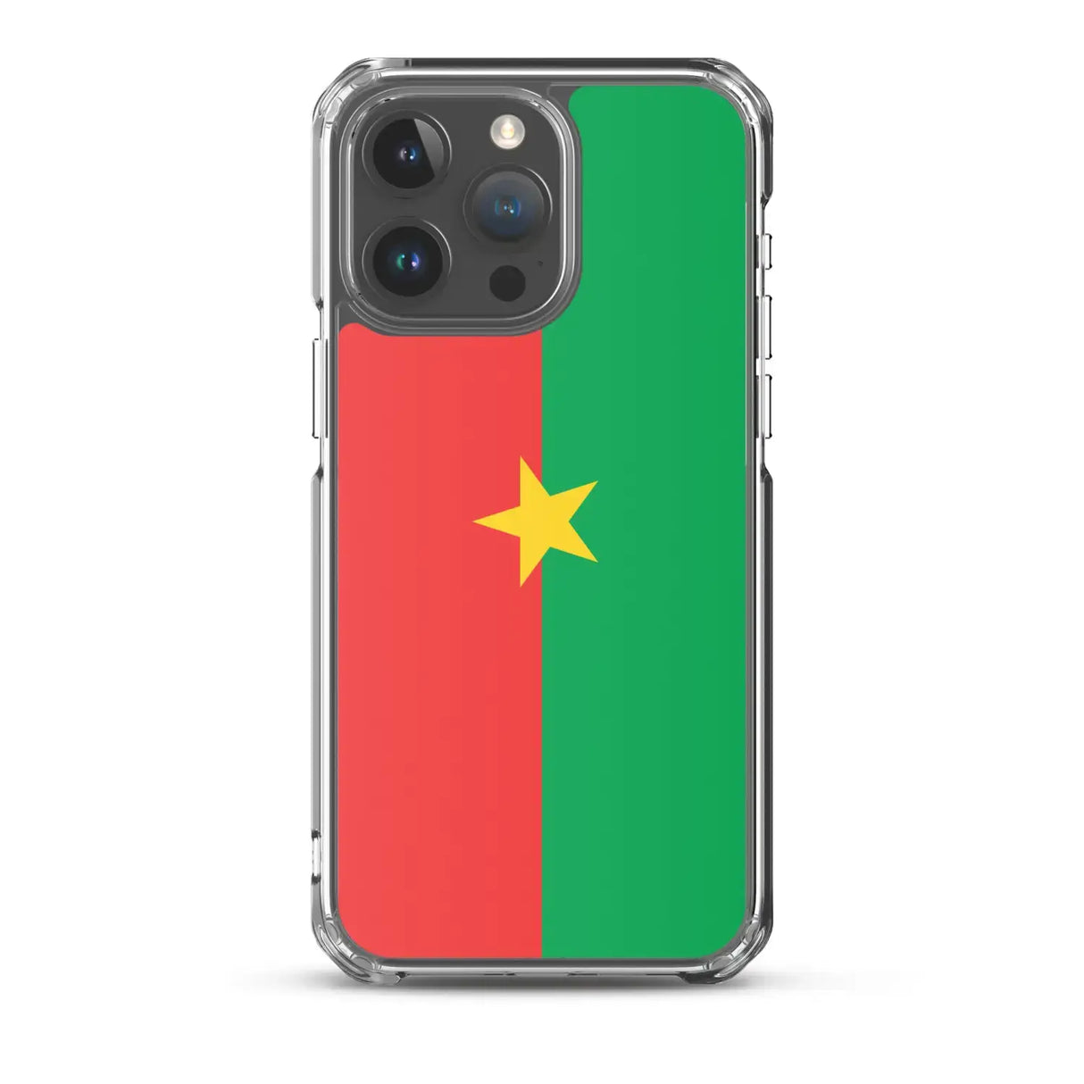 Coque iphone drapeau burkina faso souple antichoc