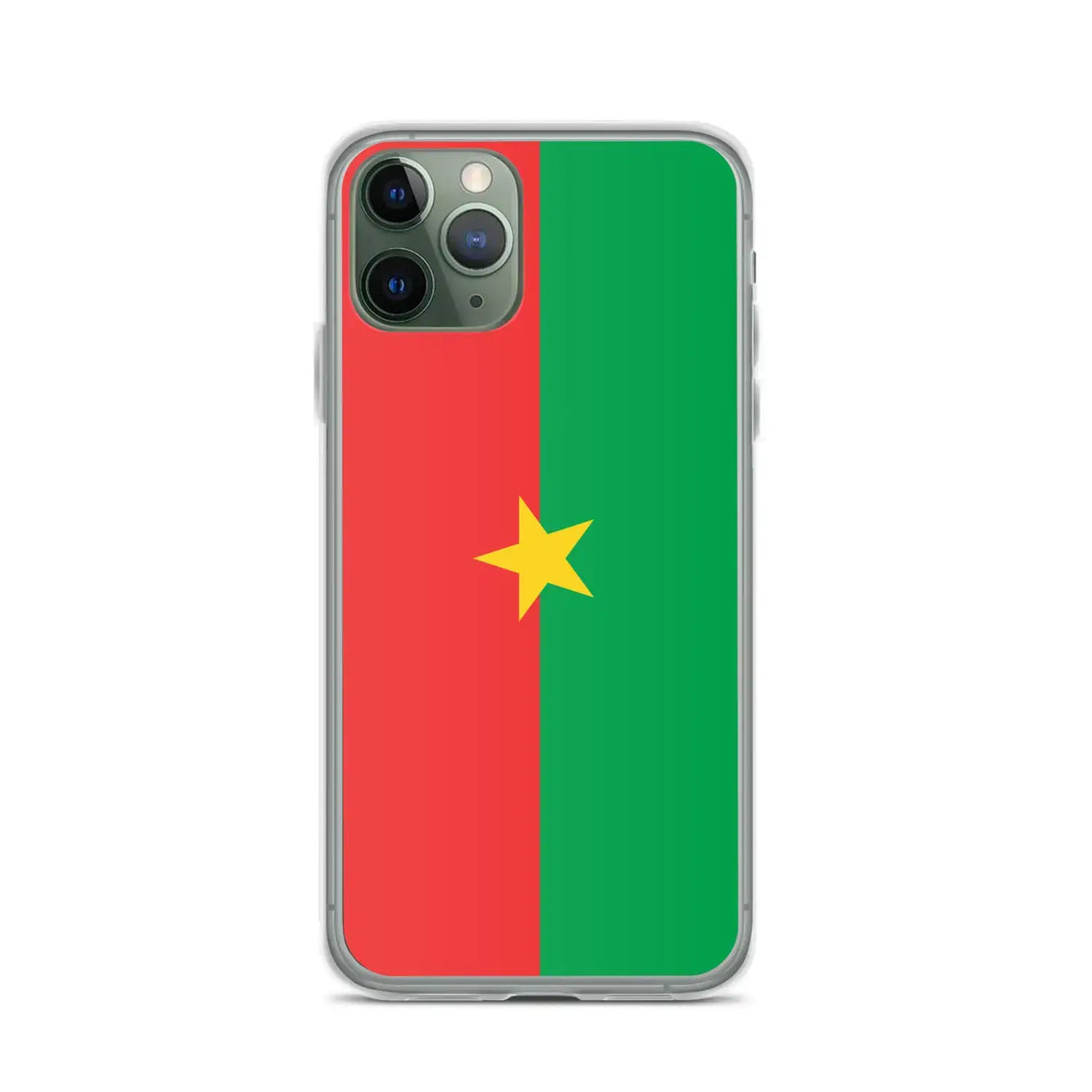 Coque iphone drapeau burkina faso souple antichoc