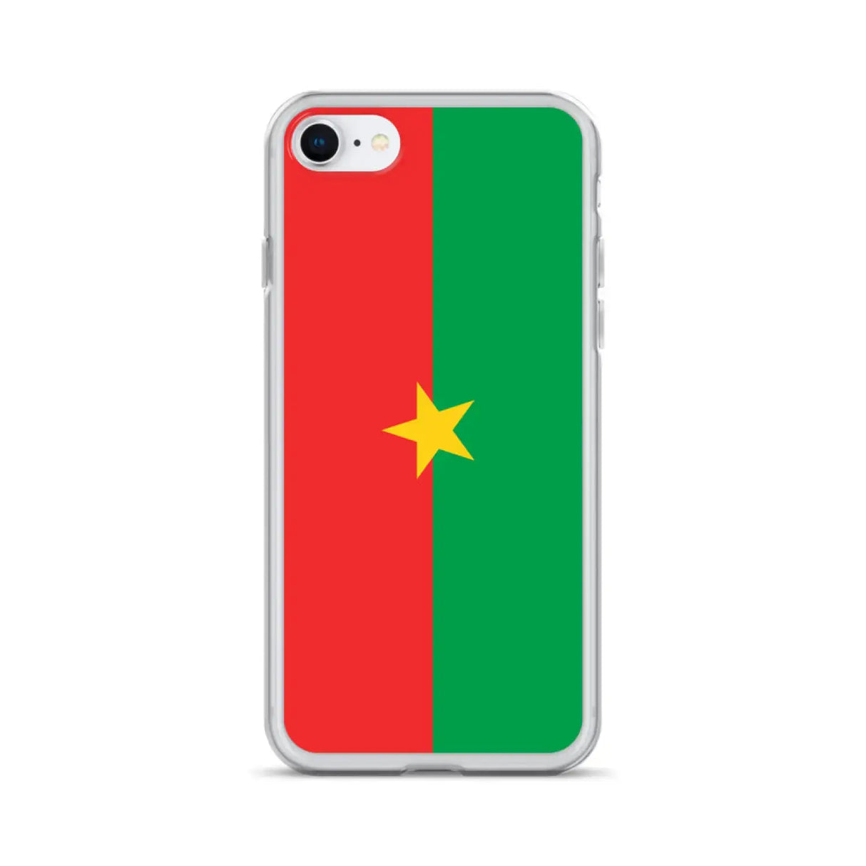 Coque iphone drapeau burkina faso souple antichoc