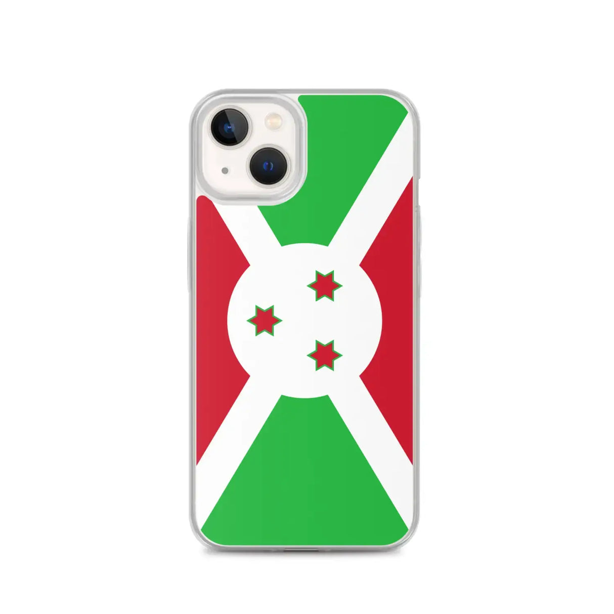 Coque iphone drapeau burundi souple antichoc transparente