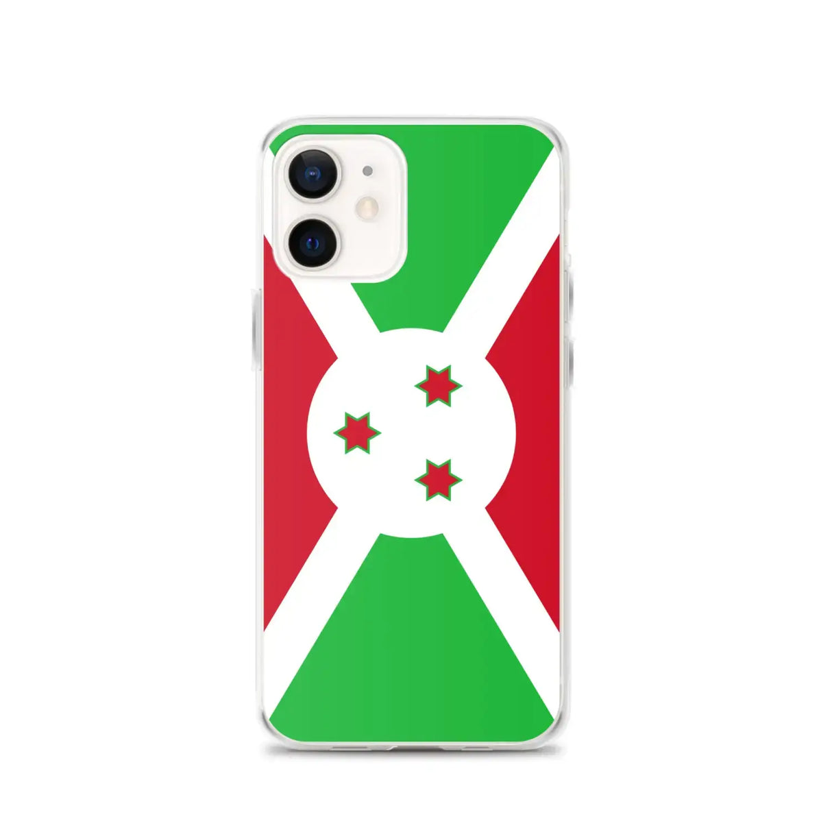 Coque iphone drapeau burundi souple antichoc transparente