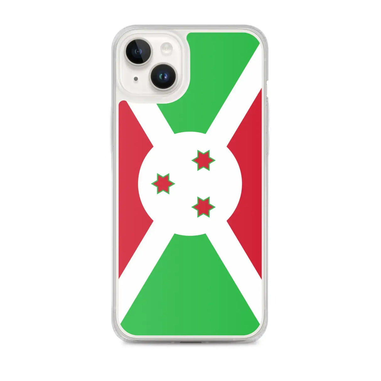 Coque iphone drapeau burundi souple antichoc transparente