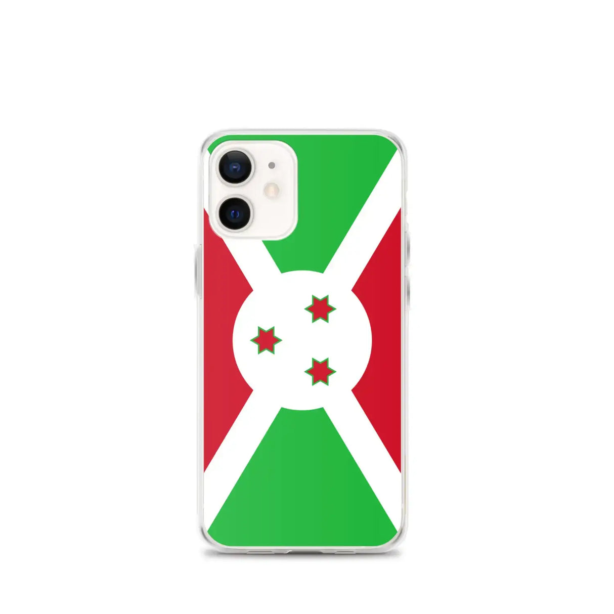 Coque iphone drapeau burundi souple antichoc transparente