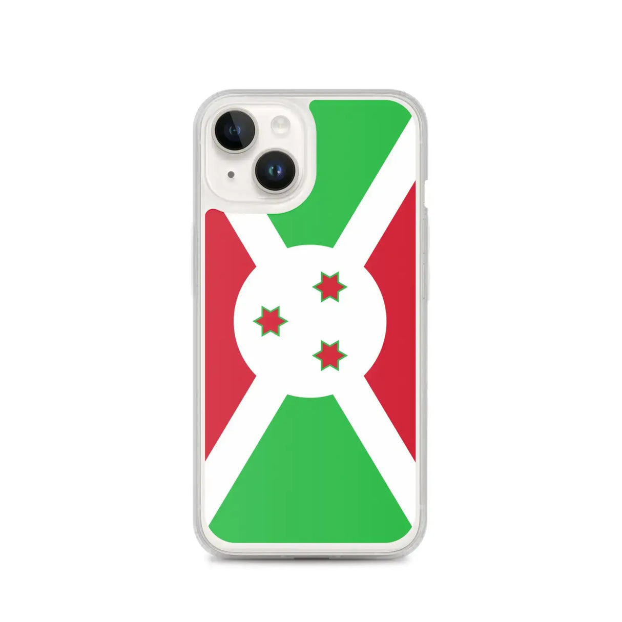 Coque iphone drapeau burundi souple antichoc transparente