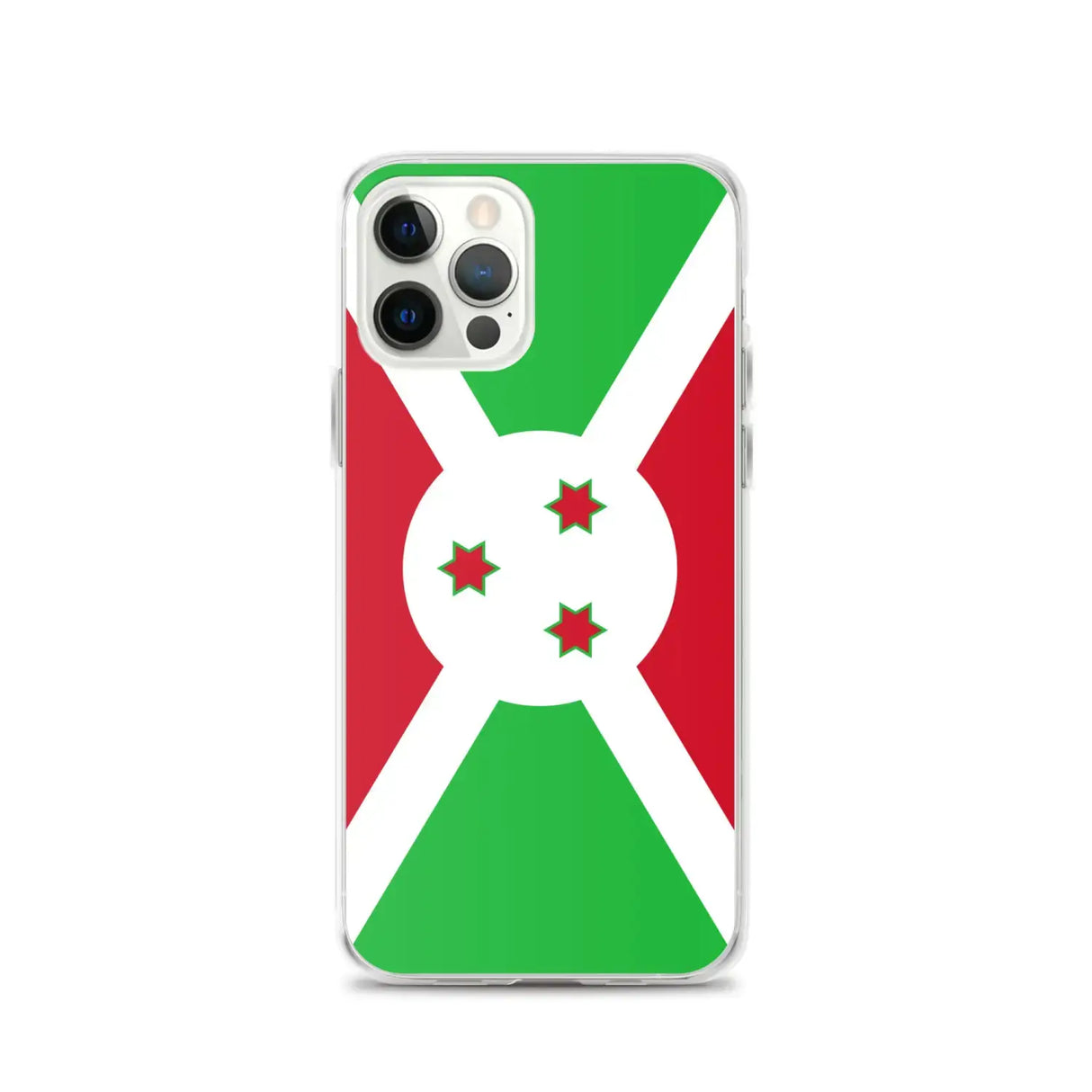 Coque iphone drapeau burundi souple antichoc transparente