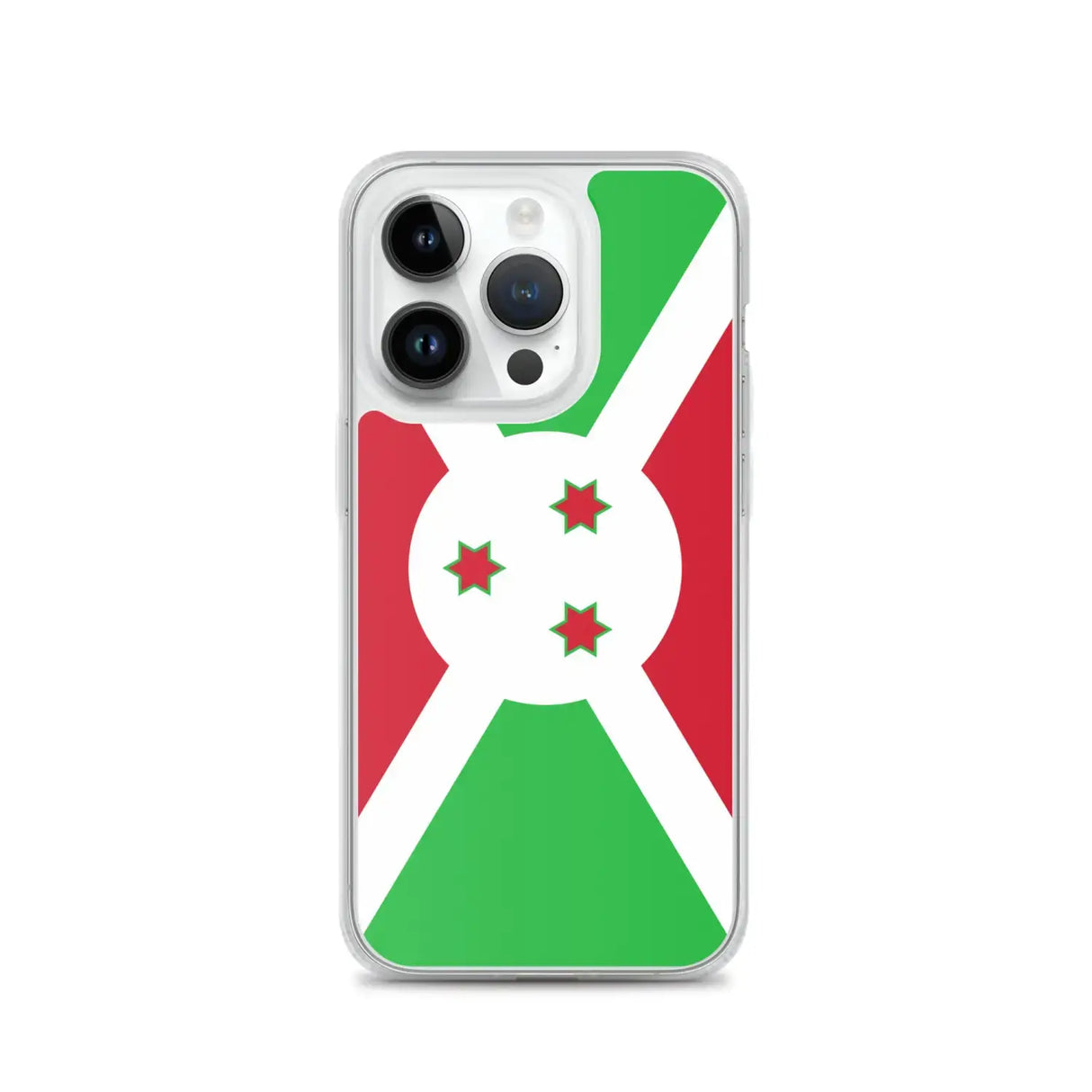 Coque iphone drapeau burundi souple antichoc transparente