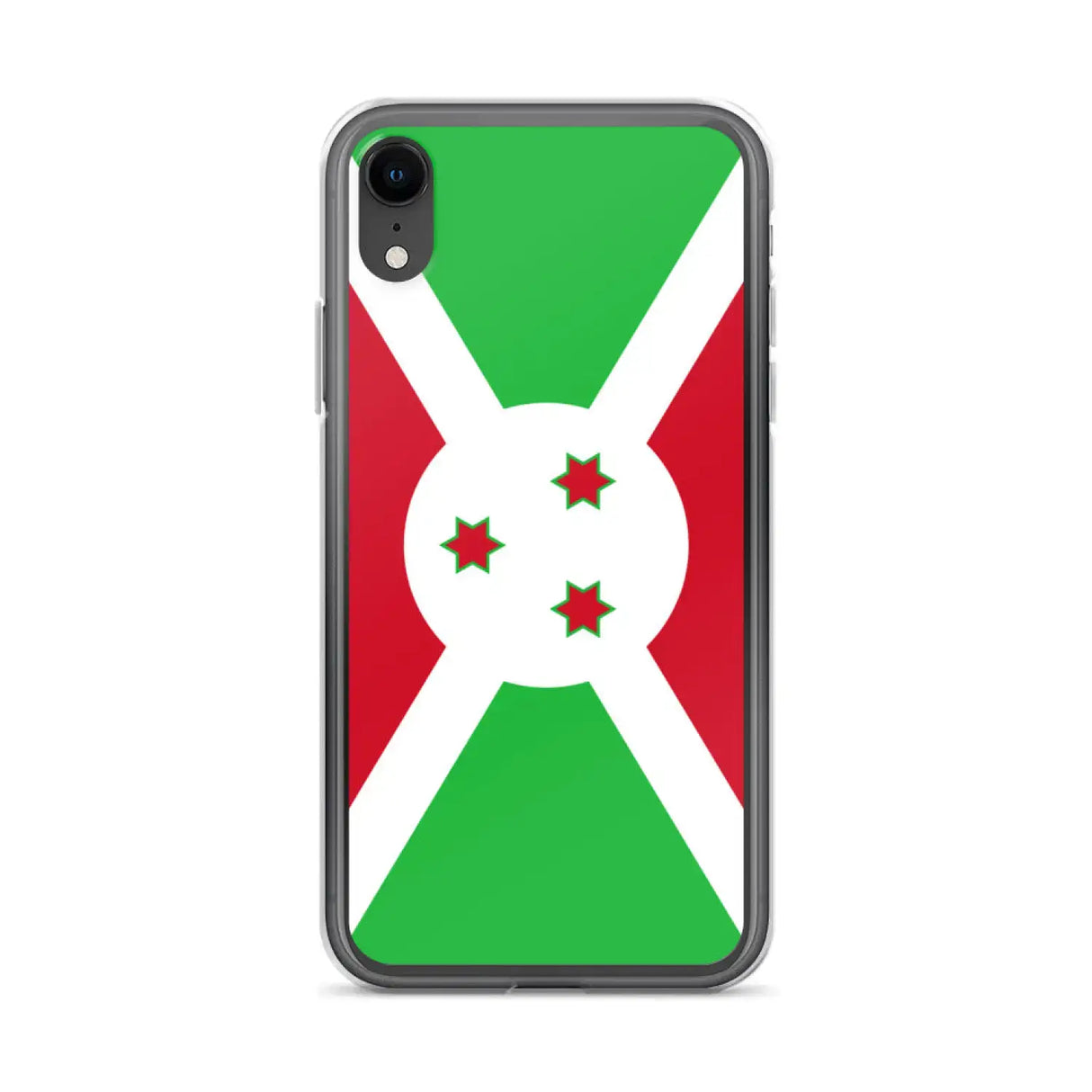Coque iphone drapeau burundi souple antichoc transparente