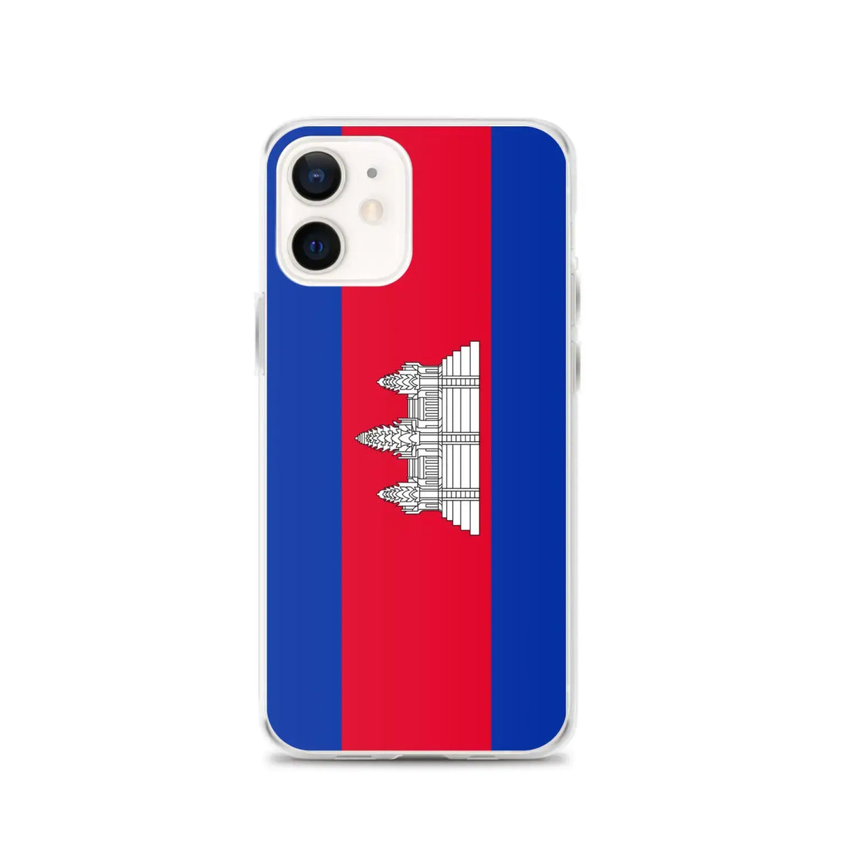 Coque iphone drapeau cambodge souple antichoc transparente