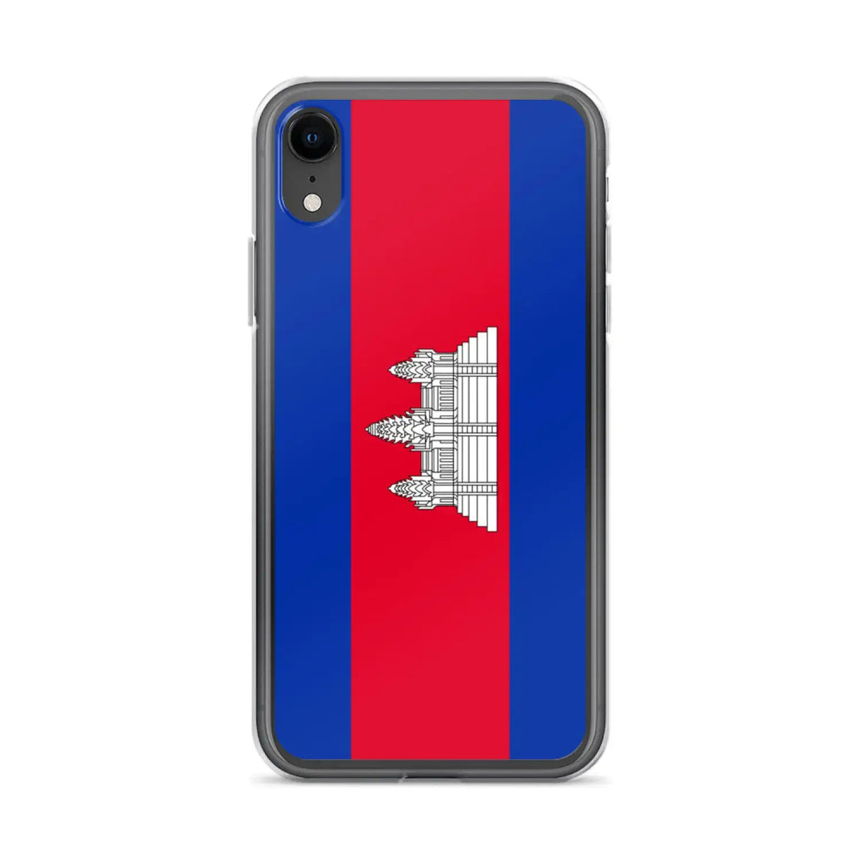 Coque iphone drapeau cambodge souple antichoc transparente