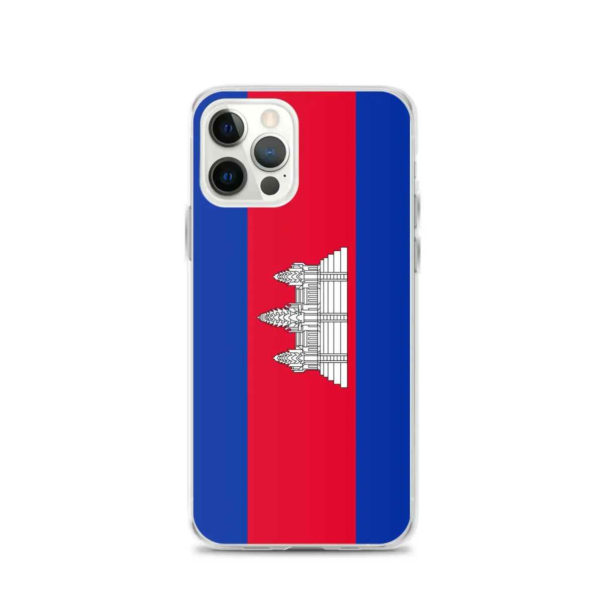 Coque iphone drapeau cambodge souple antichoc transparente