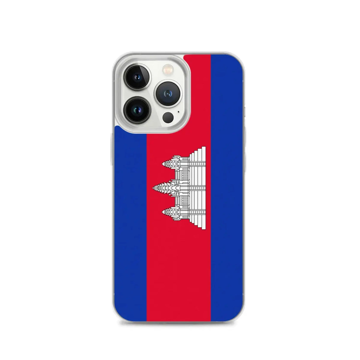 Coque iphone drapeau cambodge souple antichoc transparente