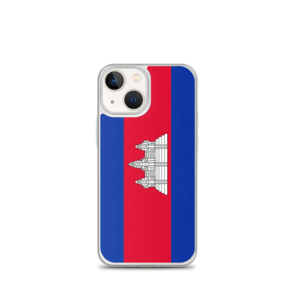 Coque iphone drapeau cambodge souple antichoc transparente