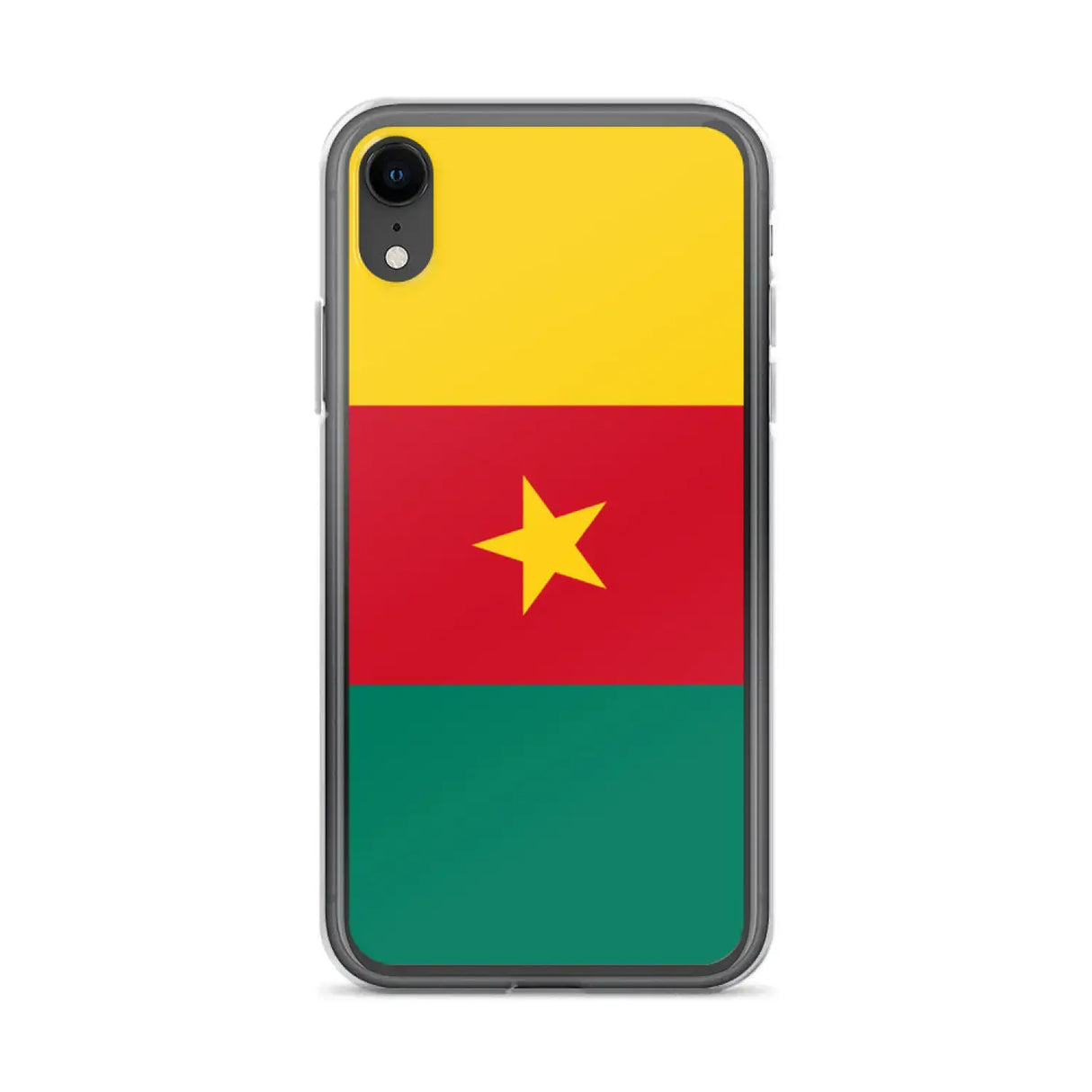 Coque iphone drapeau cameroun souple antichoc transparente