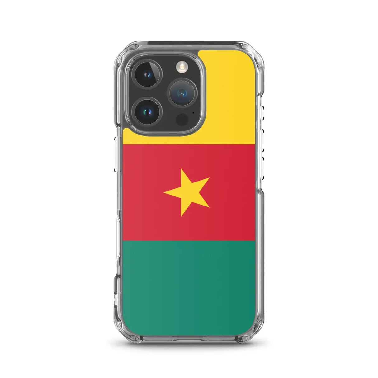 Coque iphone drapeau cameroun souple antichoc transparente
