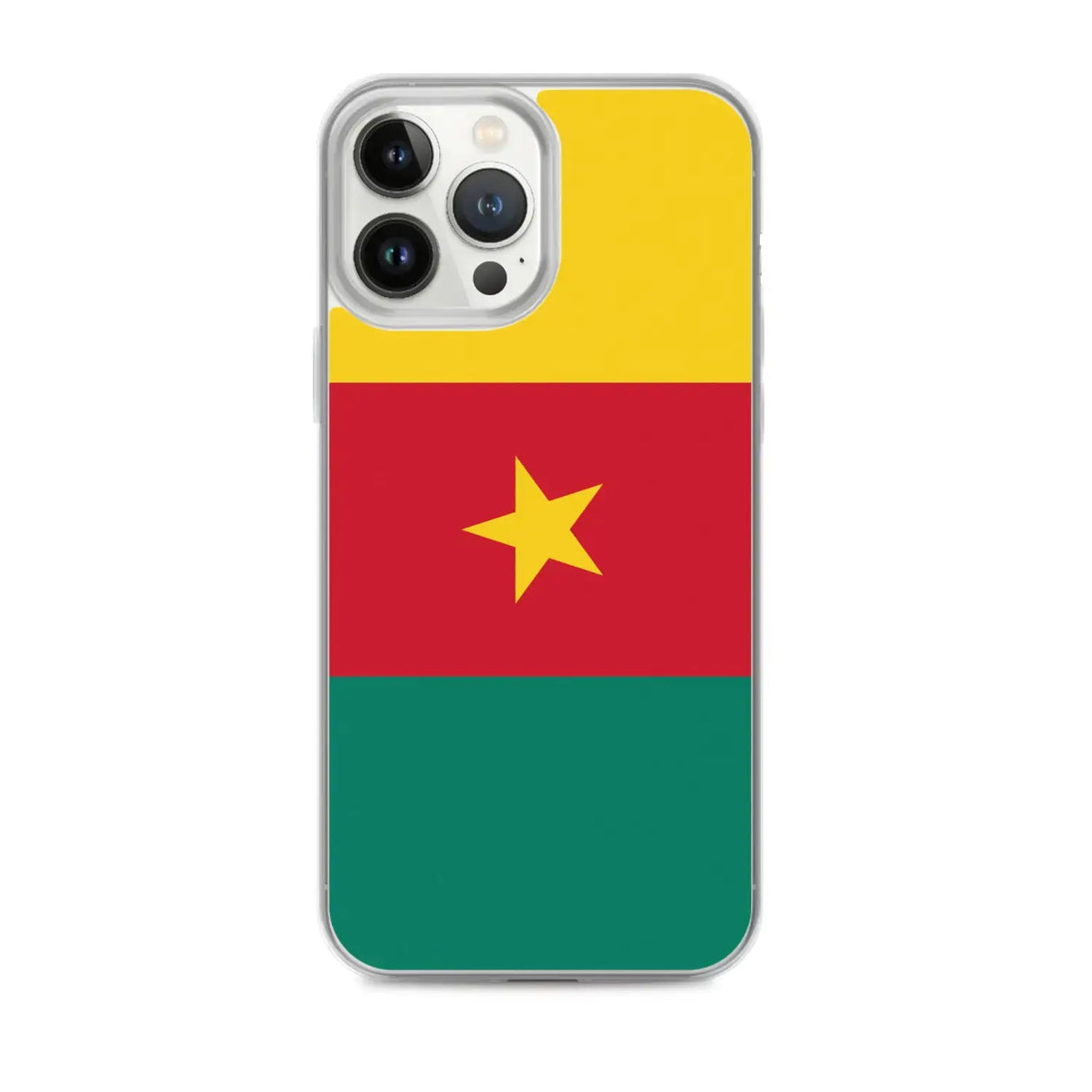 Coque iphone drapeau cameroun souple antichoc transparente