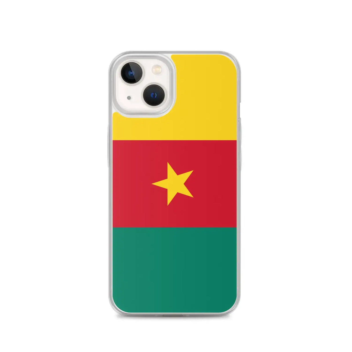 Coque iphone drapeau cameroun souple antichoc transparente
