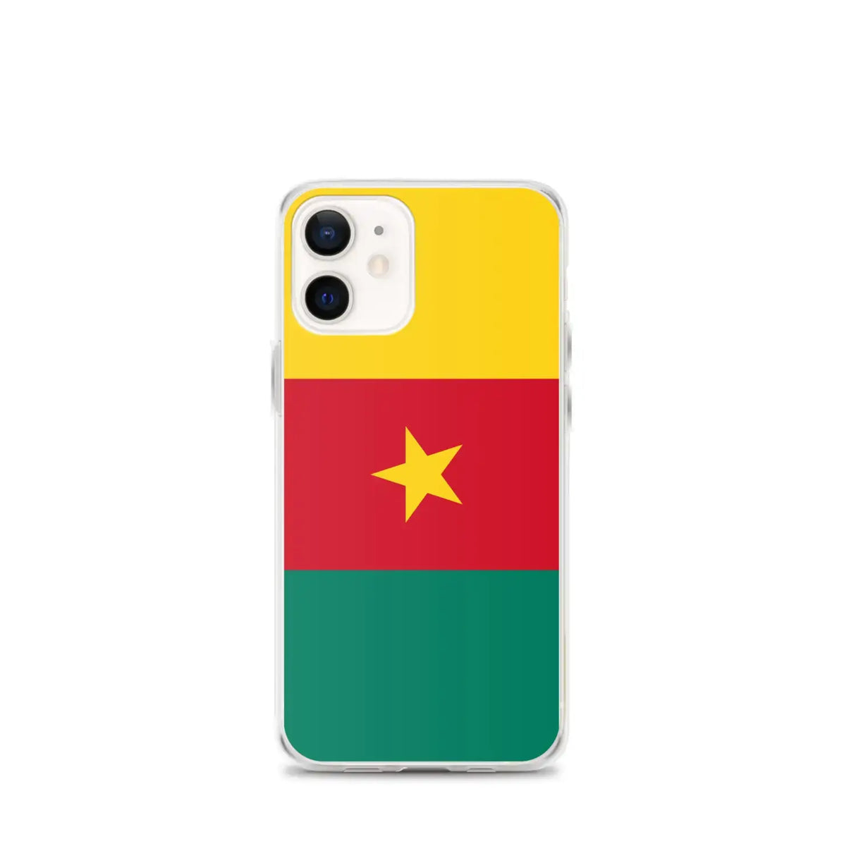 Coque iphone drapeau cameroun souple antichoc transparente