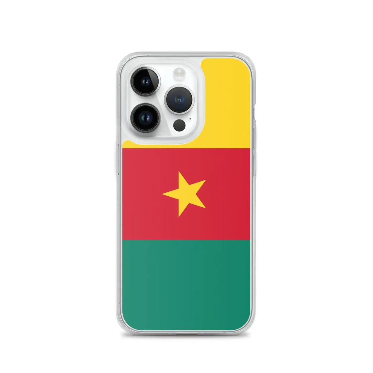 Coque iphone drapeau cameroun souple antichoc transparente