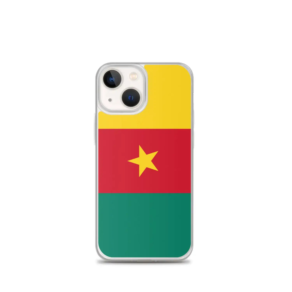 Coque iphone drapeau cameroun souple antichoc transparente