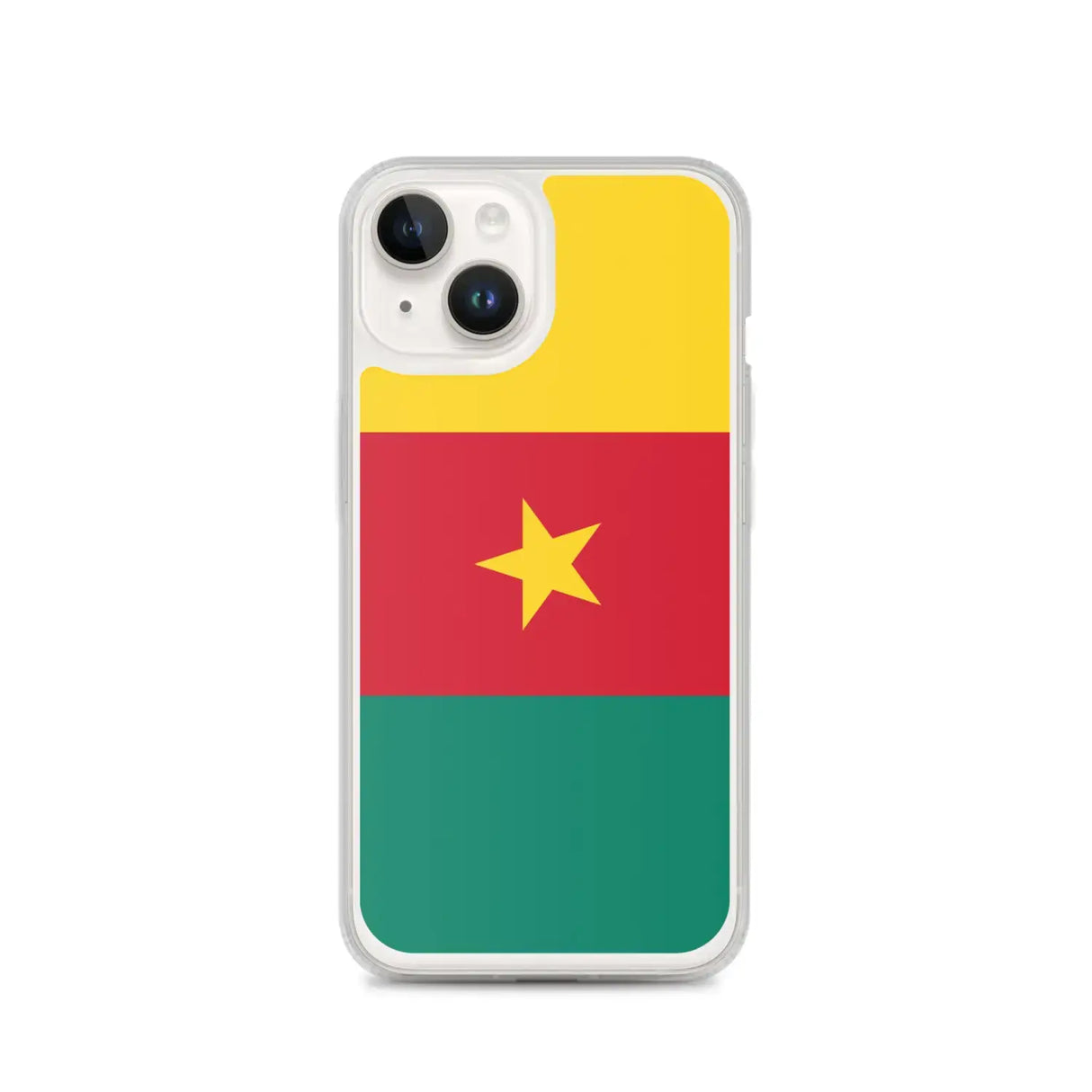 Coque iphone drapeau cameroun souple antichoc transparente