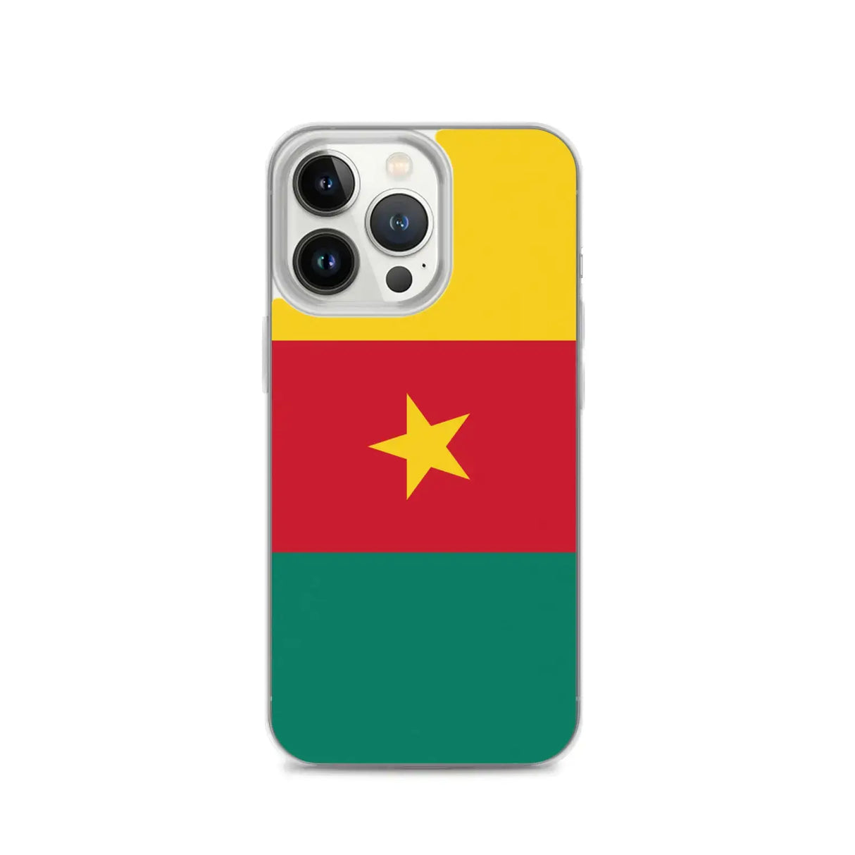 Coque iphone drapeau cameroun souple antichoc transparente