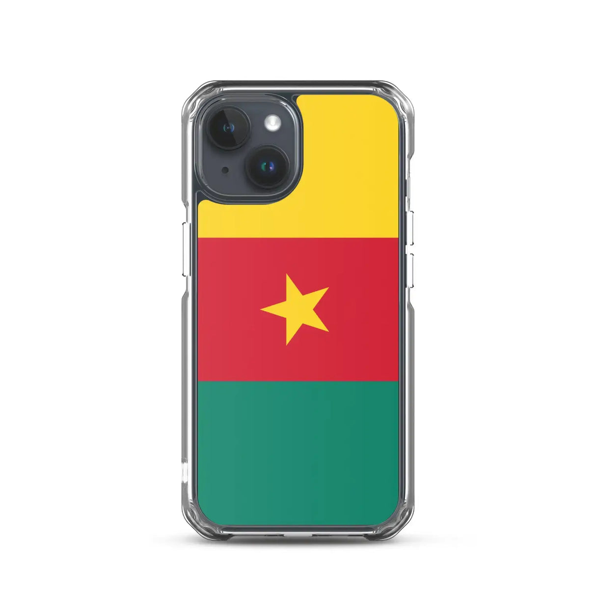 Coque iphone drapeau cameroun souple antichoc transparente