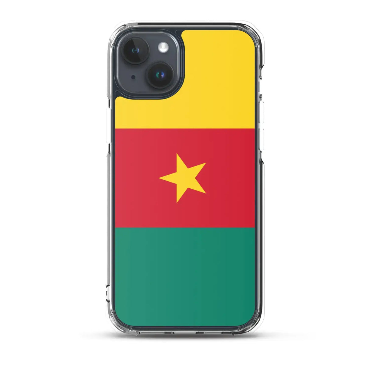 Coque iphone drapeau cameroun souple antichoc transparente