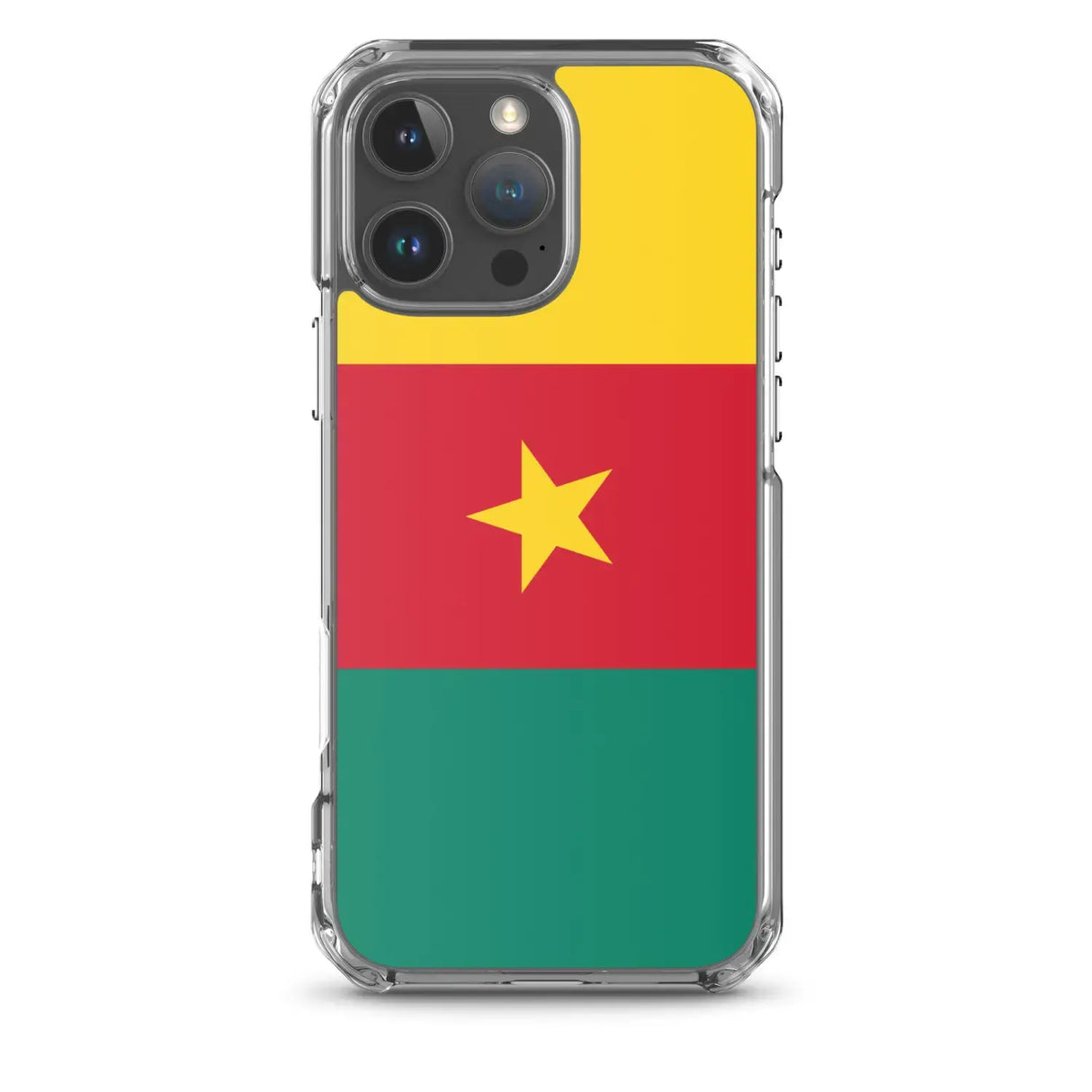 Coque iphone drapeau cameroun souple antichoc transparente