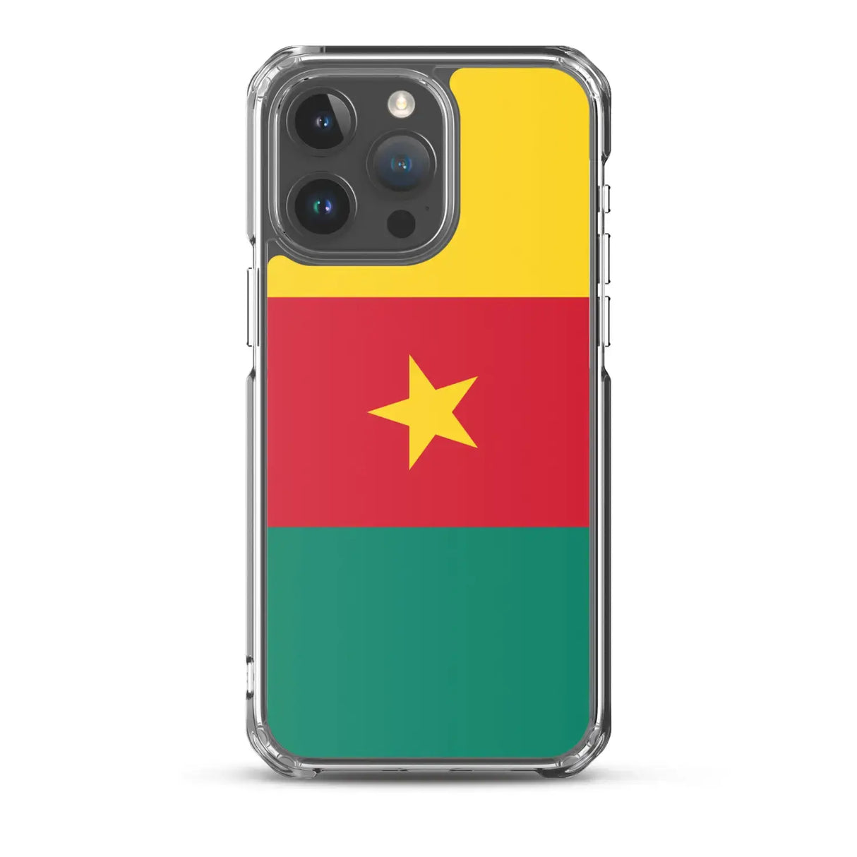 Coque iphone drapeau cameroun souple antichoc transparente