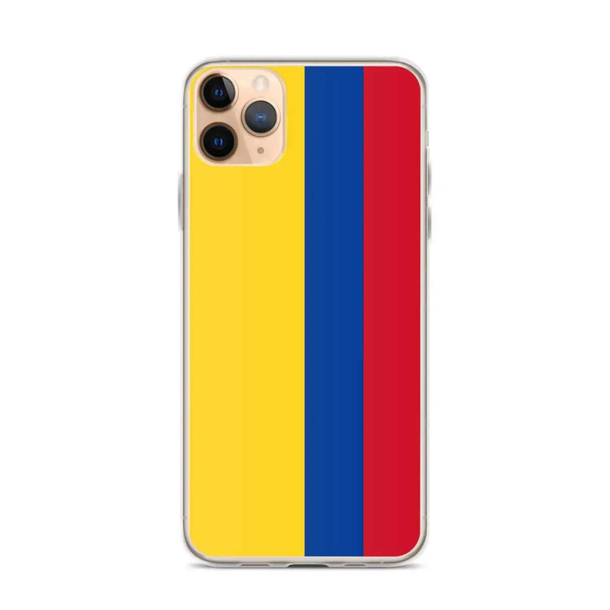Coque iphone drapeau colombie souple antichoc transparente