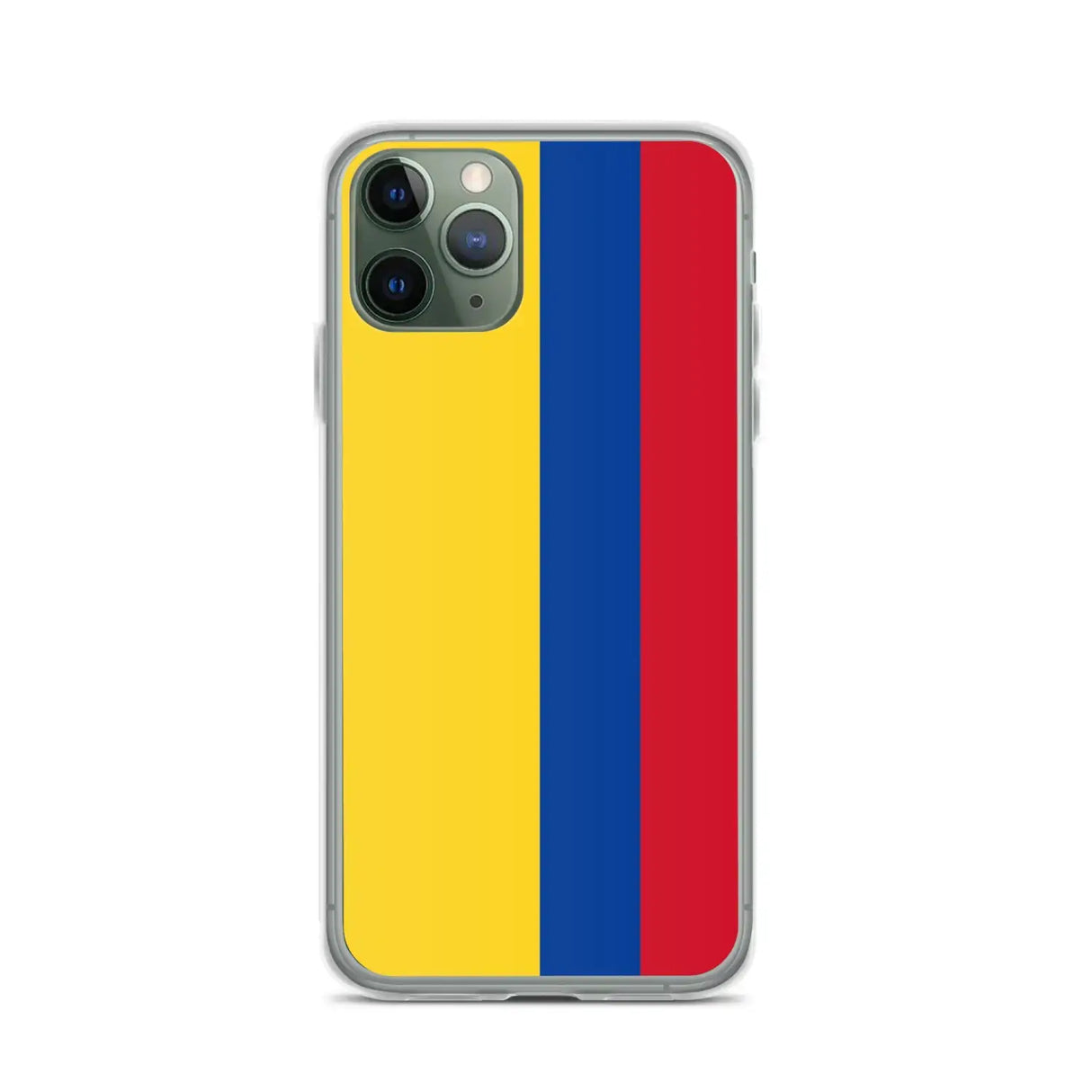 Coque iphone drapeau colombie souple antichoc transparente