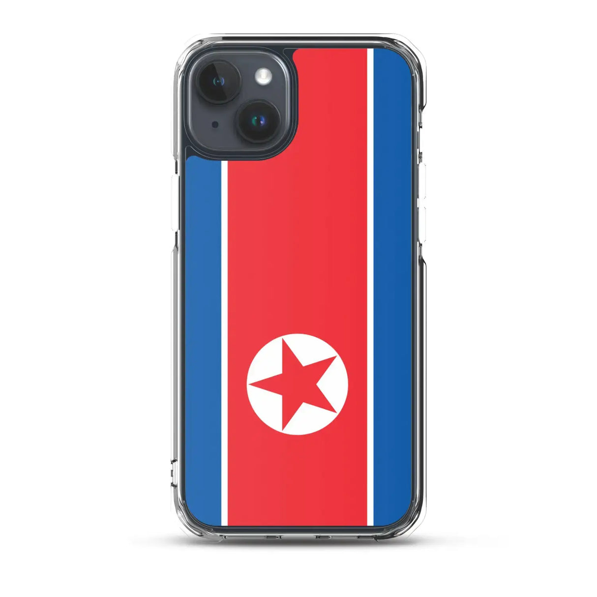 Coque iphone drapeau corée du nord souple et antichoc