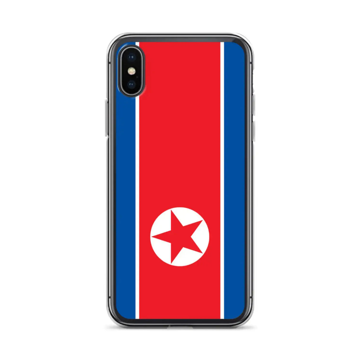 Coque iphone drapeau corée du nord souple et antichoc