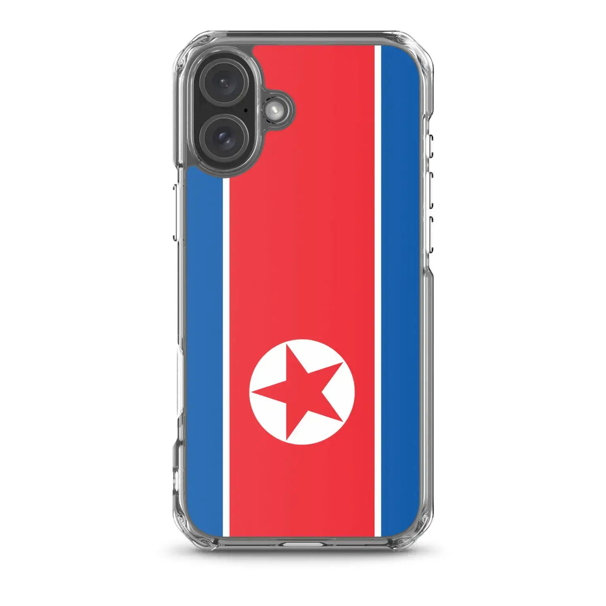 Coque iphone drapeau corée du nord souple et antichoc