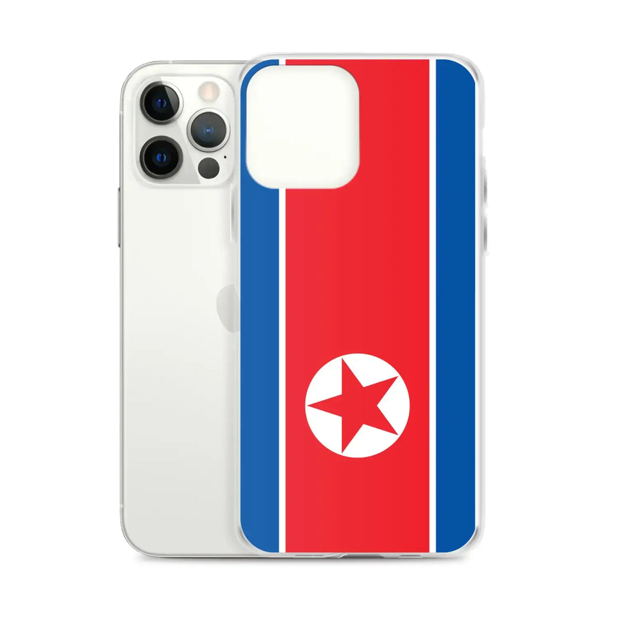 Coque iphone drapeau corée du nord souple et antichoc
