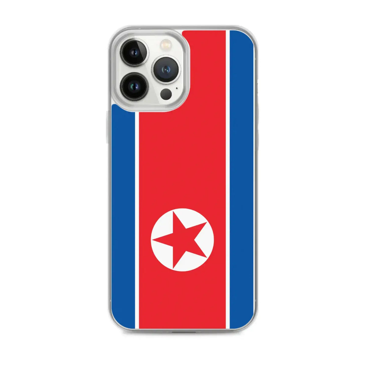 Coque iphone drapeau corée du nord souple et antichoc