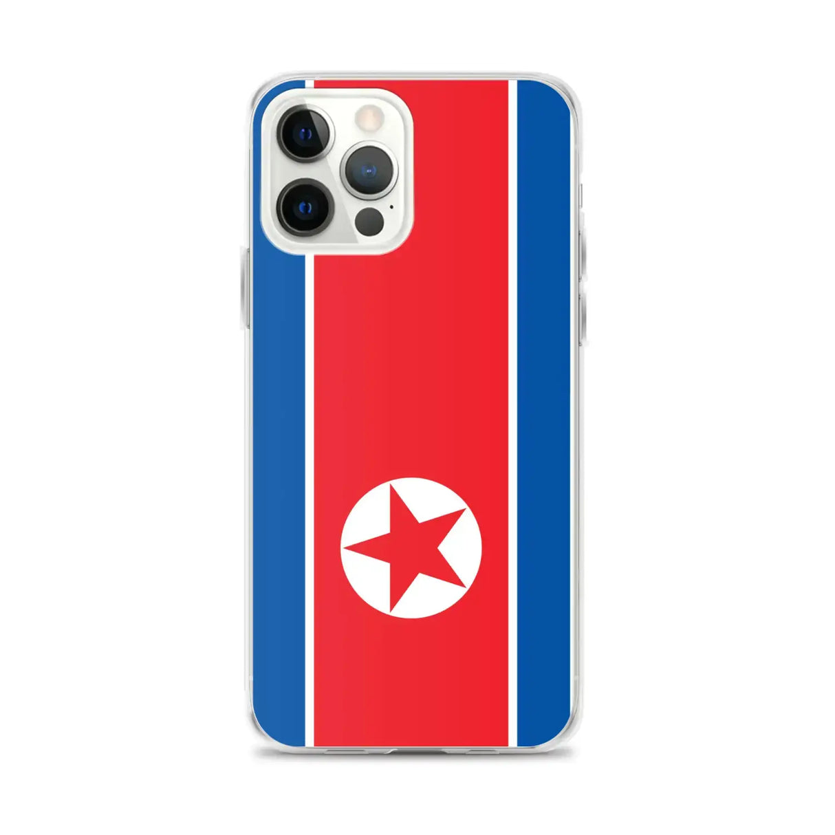 Coque iphone drapeau corée du nord souple et antichoc