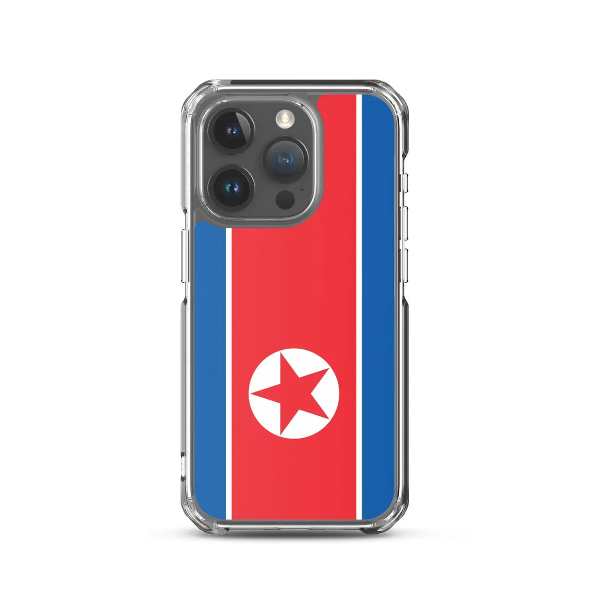 Coque iphone drapeau corée du nord souple et antichoc