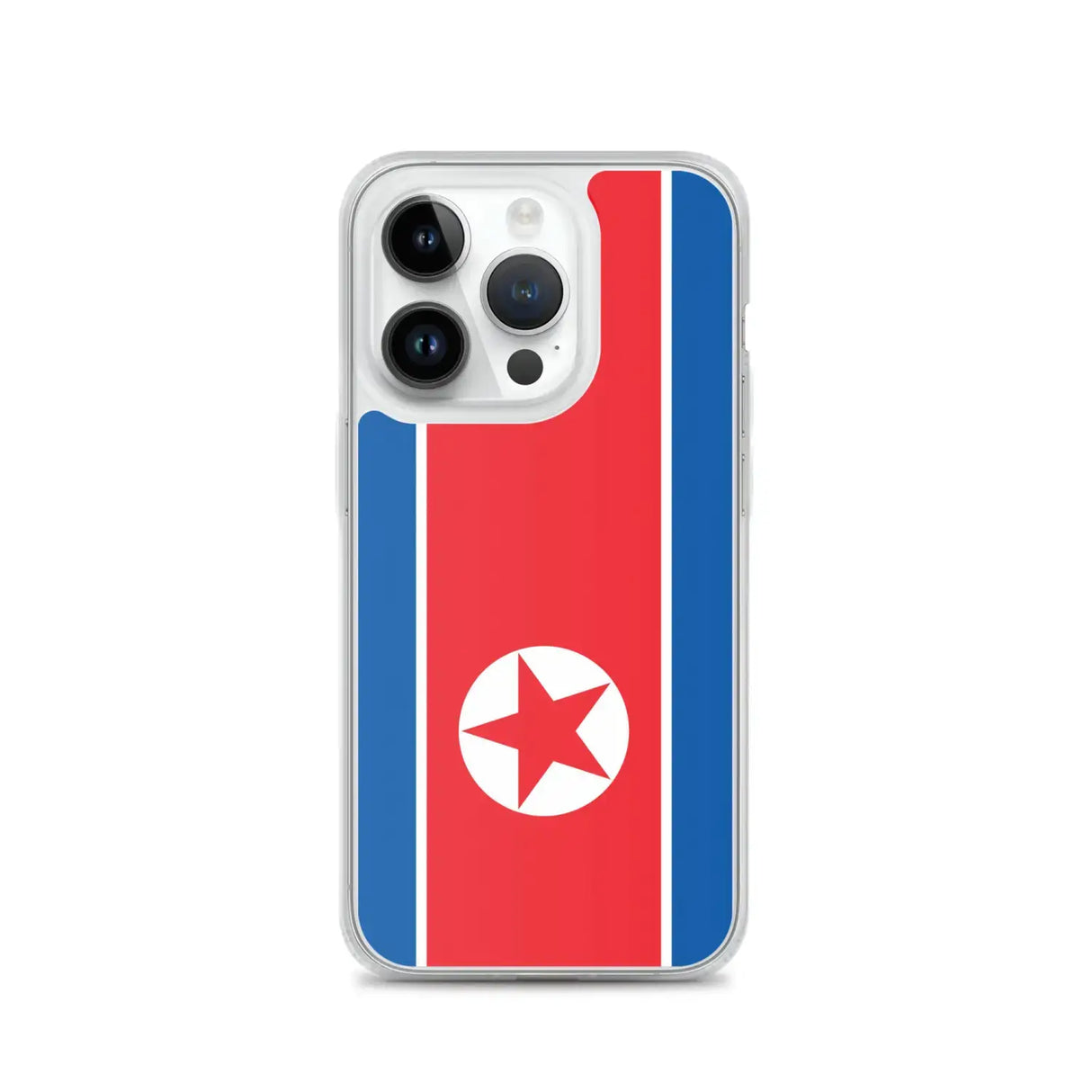 Coque iphone drapeau corée du nord souple et antichoc
