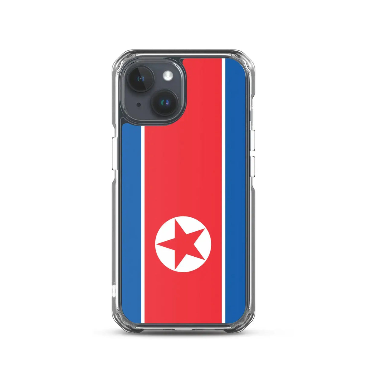 Coque iphone drapeau corée du nord souple et antichoc
