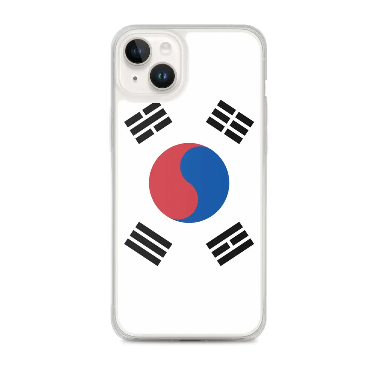 Coque iphone drapeau corée du sud souple antichoc