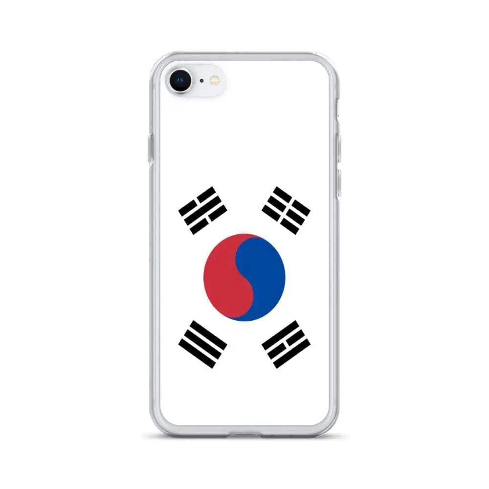 Coque iphone drapeau corée du sud souple antichoc