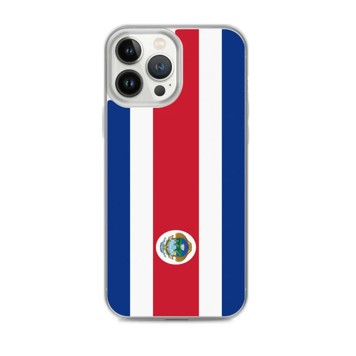 Coque iphone drapeau costa rica souple antichoc transparente