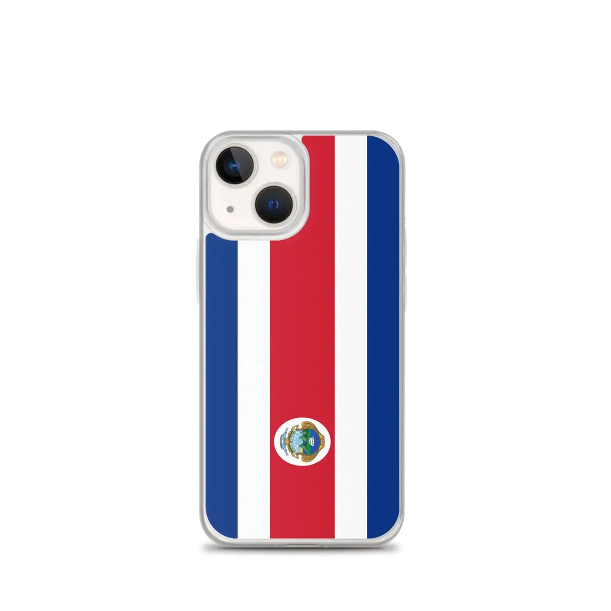 Coque iphone drapeau costa rica souple antichoc transparente