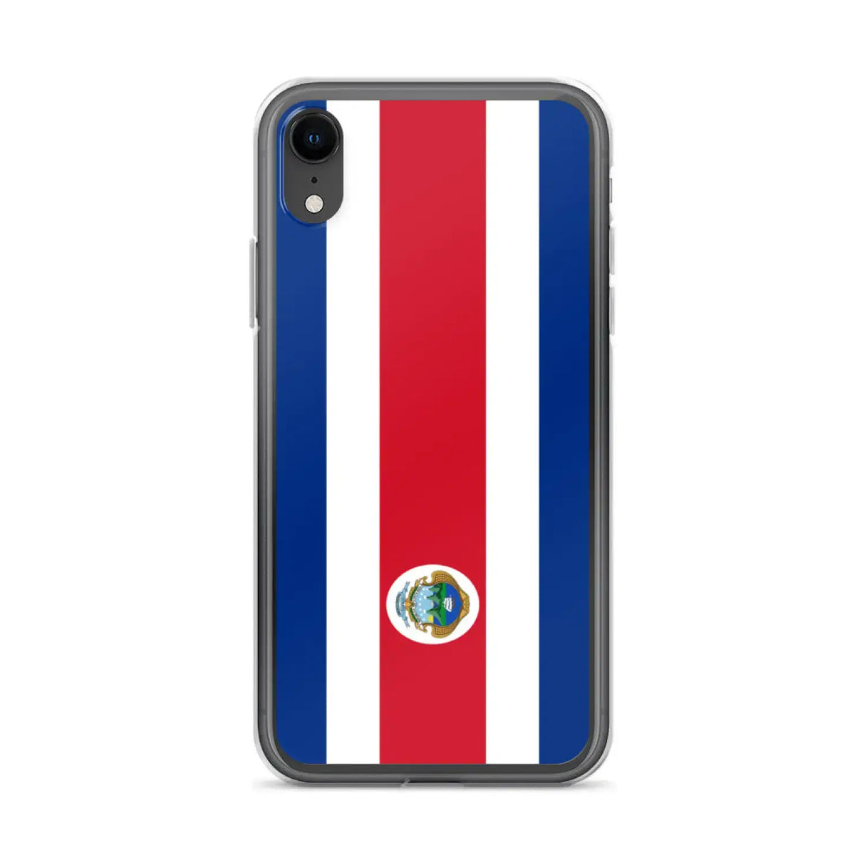 Coque iphone drapeau costa rica souple antichoc transparente