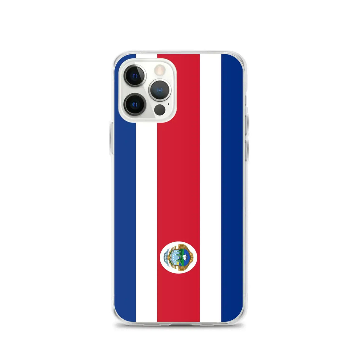 Coque iphone drapeau costa rica souple antichoc transparente