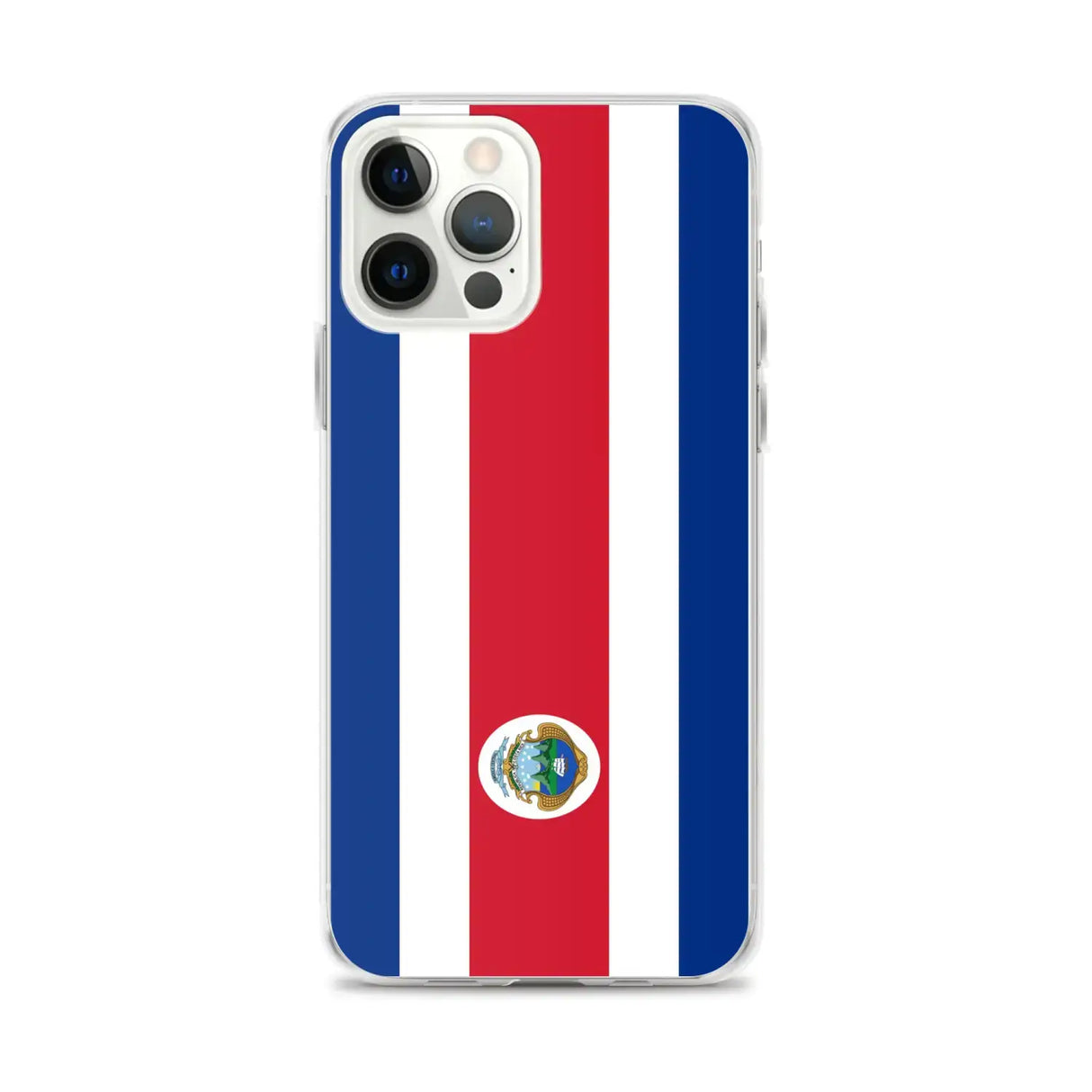 Coque iphone drapeau costa rica souple antichoc transparente