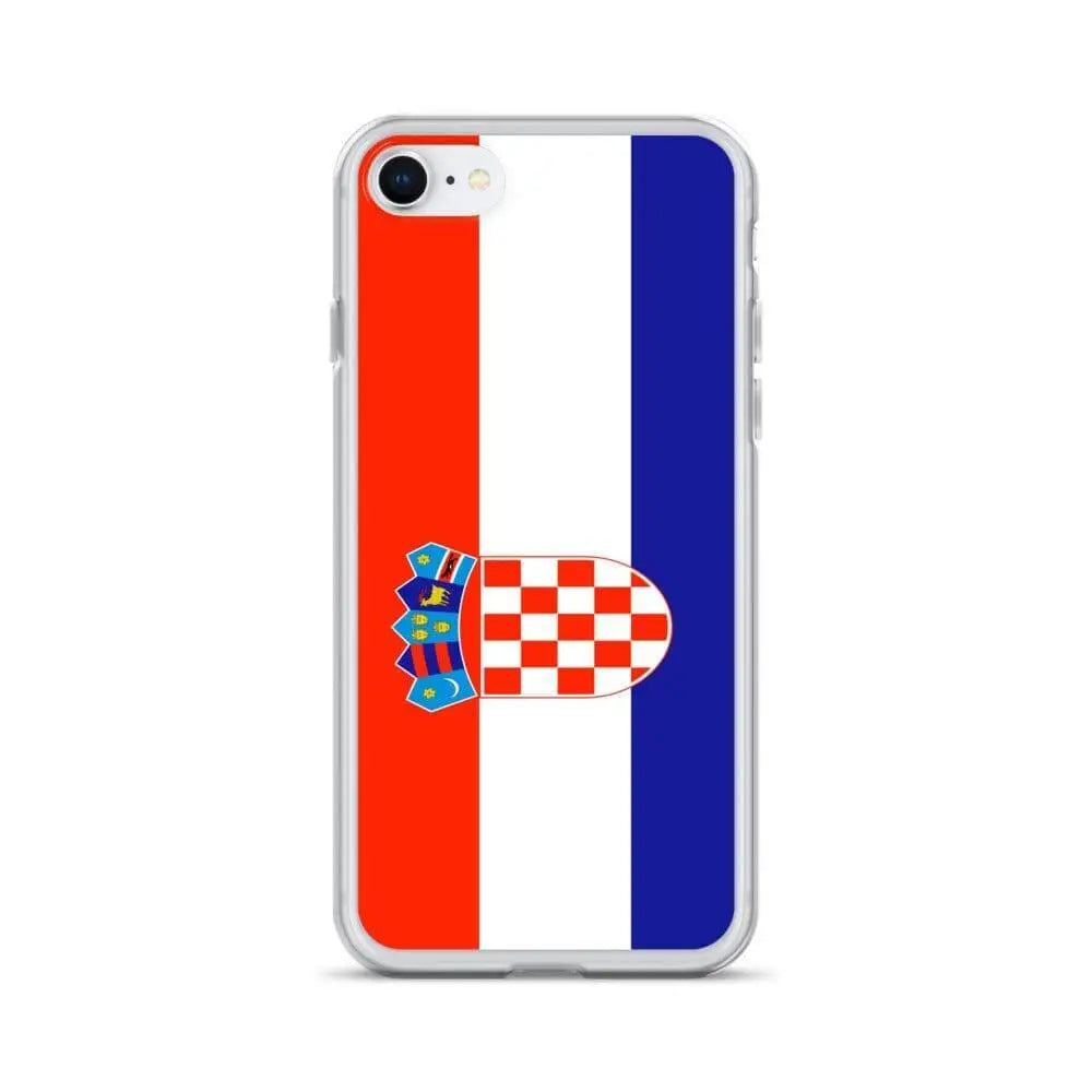 Coque iphone drapeau croatie souple résistante antichoc