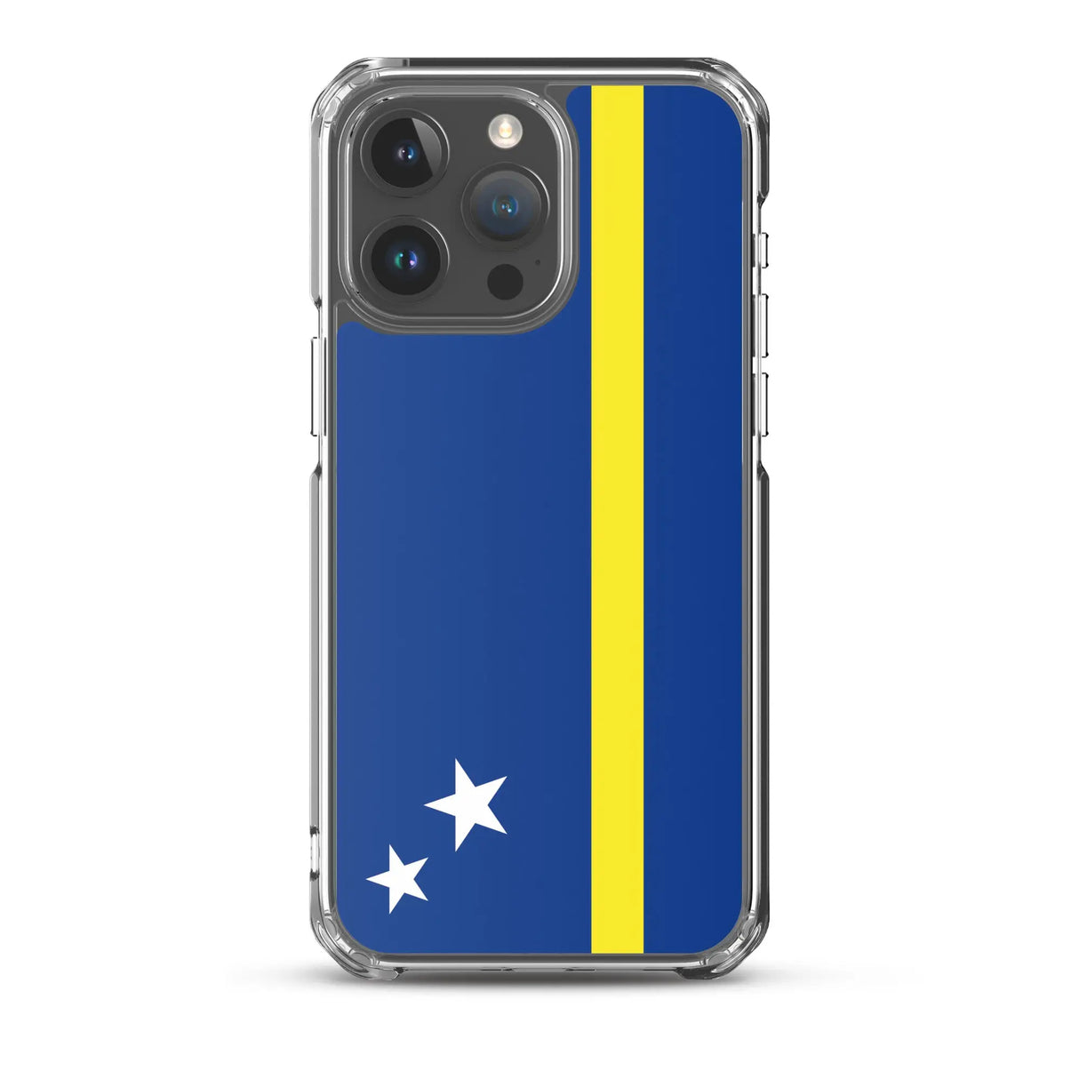 Coque iphone drapeau curaçao souple antichoc transparente