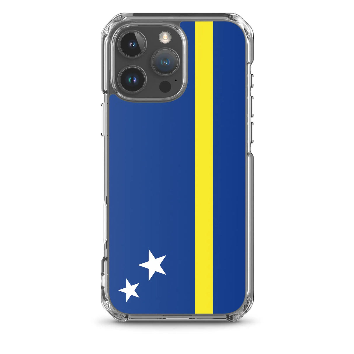 Coque iphone drapeau curaçao souple antichoc transparente